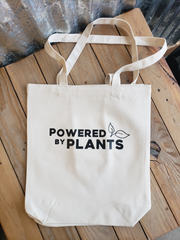 "Powered by Plants" Tote Bag